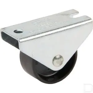 Bokwiel Ø 25mm kunststof +plaat 25kg Korting