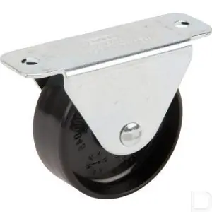 Bokwiel Ø 45mm kunststof +plaat 40kg Betaalbaar