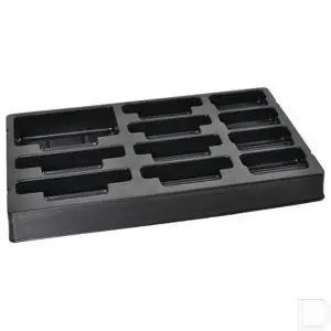 Aanbieding Inzetbakje kunststof 11-vaks