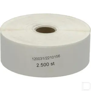 40x25 PE sticker label t.b.v. ZEBRA ZD421T Authentiek