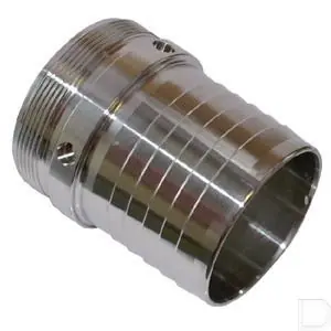 Authentiek Slangpilaar 80mm x 3" male RVS