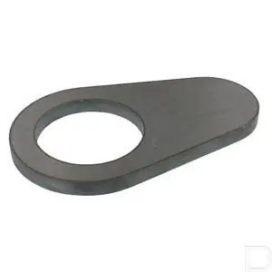 Borgplaat 200x120x12mm Ø 80.5mm Bulkbestelling