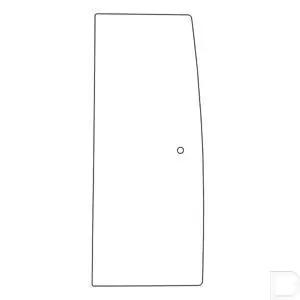 Zijruit rechts 790x325x5mm Meest Verkocht