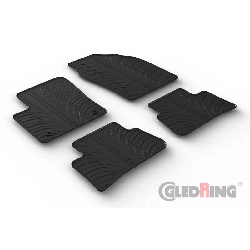 Rubbermatten Toyota C-HR (HEV) 2023- (T profiel 4-delig + montageclips) Aanbieding