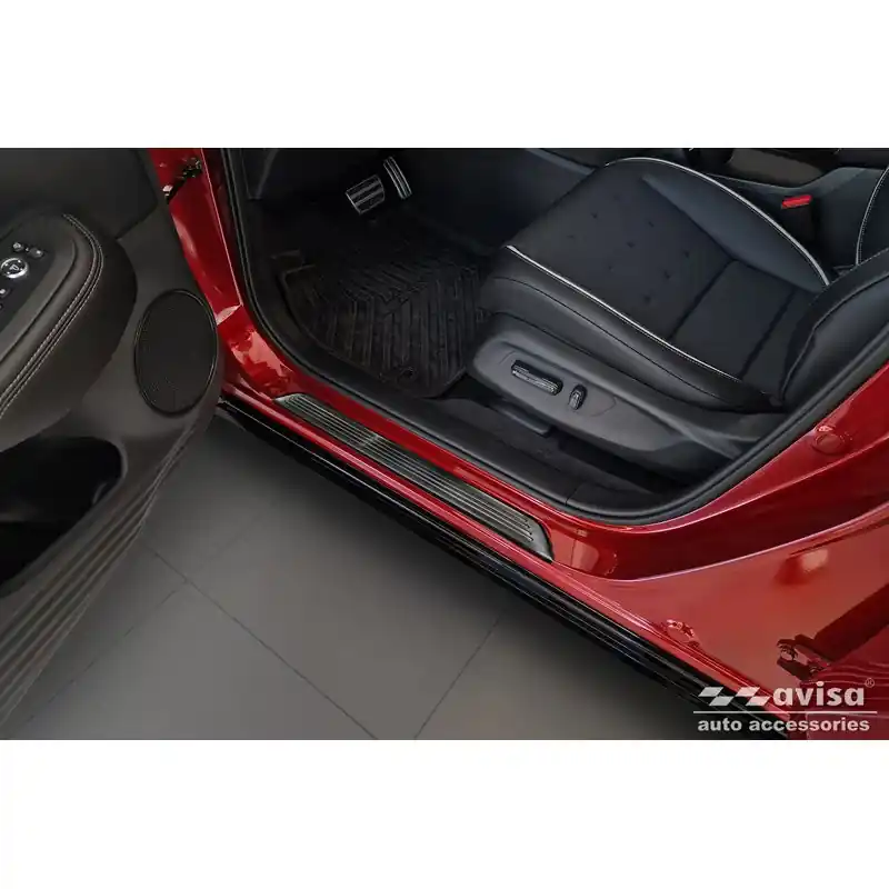 Zwart RVS Instaplijsten Honda ZR-V (RZ4) 2023- - 'Lines' - 4-delig Bestseller