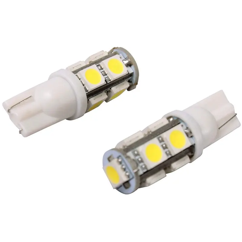 Aanbieding BudgetLED T10 Wit 9x5050SMD 2 stuks